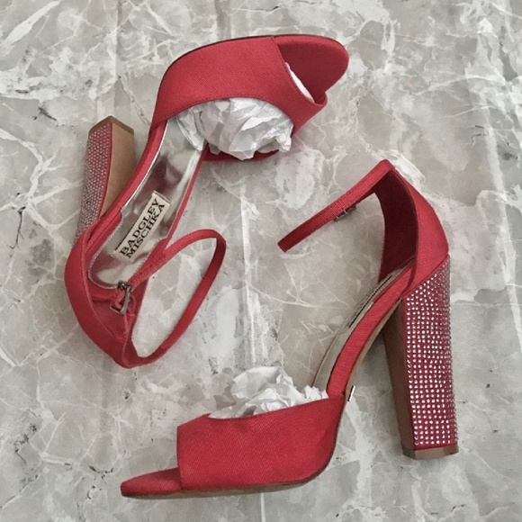 Badgley Mischka open Toe Heels - Picture 2 of 6